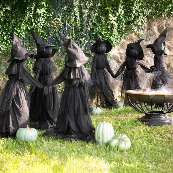 Spooky Witch Trio Decorations